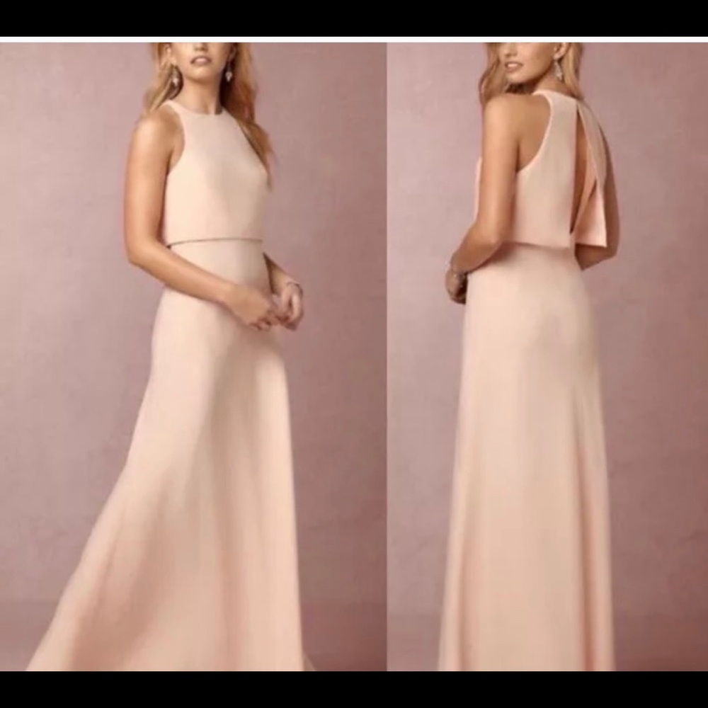 Anthropology,  formal gown. Color is BLUSH